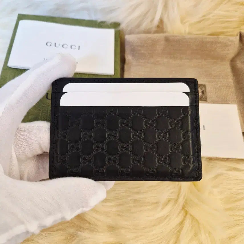 [BUNJANG] Gucci GG Sema Card Case Black / [새상품급/정품/급처] 구찌 GG 시마 카드 케이스 블랙
