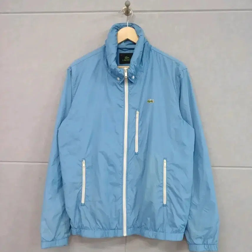 [BUNJANG] Lacoste Blue Windbreaker Jacket / *라코스테 블루 바람막이 자켓 52