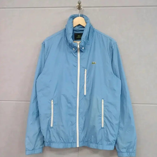 [BUNJANG] Lacoste Blue Windbreaker Jacket / *라코스테 블루 바람막이 자켓 52