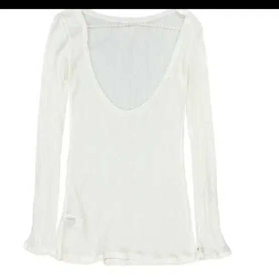 [BUNJANG] See-through Cover Long Sleeve T-shirt / 시스루 커버 롱 슬리브 티