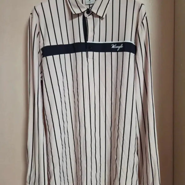 [BUNJANG] W.ANGLE Striped Long Sleeve T-Shirt / W.ANGLE 스트라이프 긴팔 티셔츠