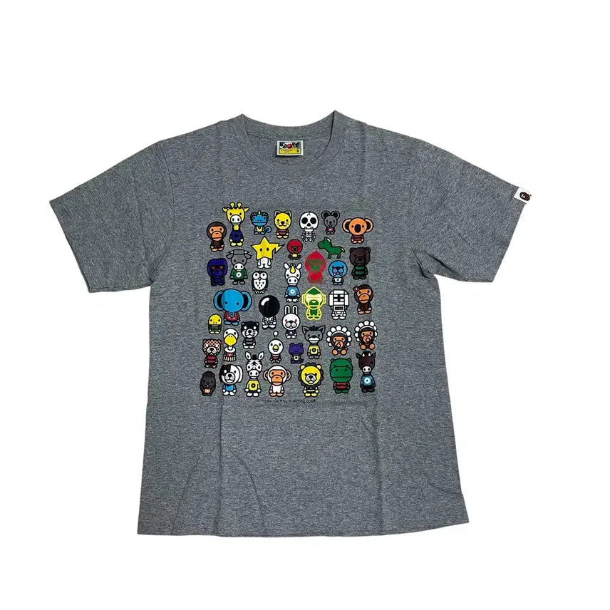 [BUNJANG] BAPE A to Z Safari Graphic Short Sleeve T-Shirt / S) 베이프 A to Z 사파리 그래픽 반팔 티셔츠