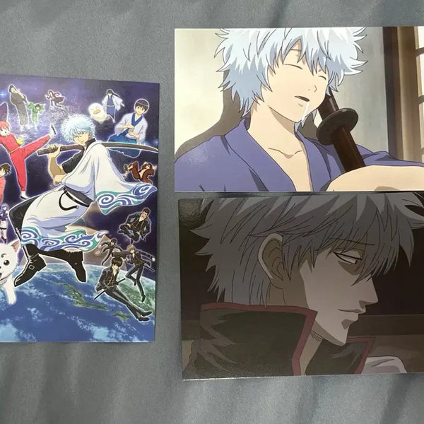 [BUNJANG] Gintama Gintoki Postcard Set (3 pcs) / 은혼 긴토키 엽서 3매