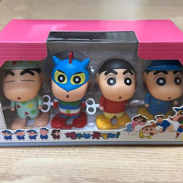 [BUNJANG] Crayon Shin-chan Wind-up Figure Set (Sealed) / (급처_미개봉) 짱구는 못말려 태엽 피규어 세트