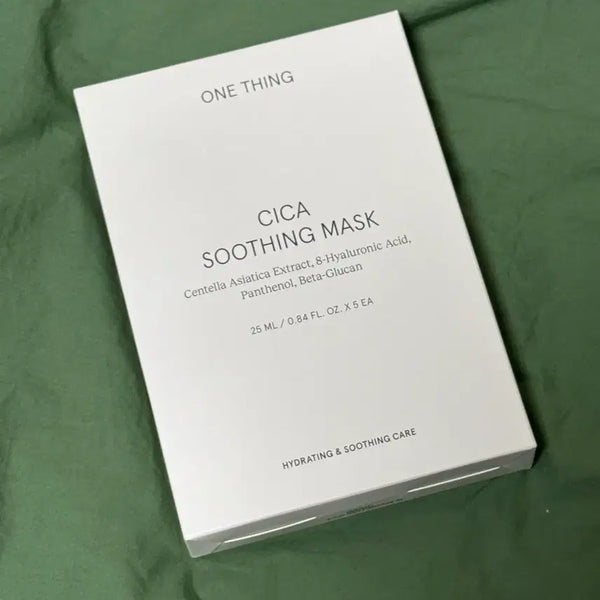 [BUNJANG] The Potent Cell Cica Soothing Mask 1 Box (5 Sheets) / 원씽 시카 수딩 마스크 1박스(5매)