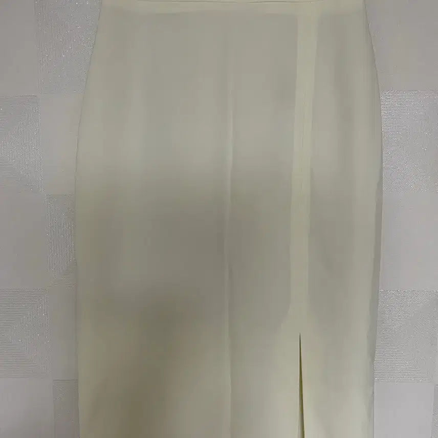 [BUNJANG] Ruble H-Line Midi Skirt Cream / 크림색 H라인 미디 스커트