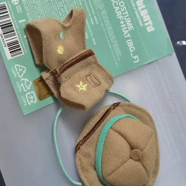 [BUNJANG] TXT (TOMORROW X TOGETHER) Bbangbbu Plush Costume Vest & Hat Set / 투바투 뿔바투 탐험가 옷 코스튬 조끼&모자 용멍 황춘 밤긋 다고냥 흠냐링