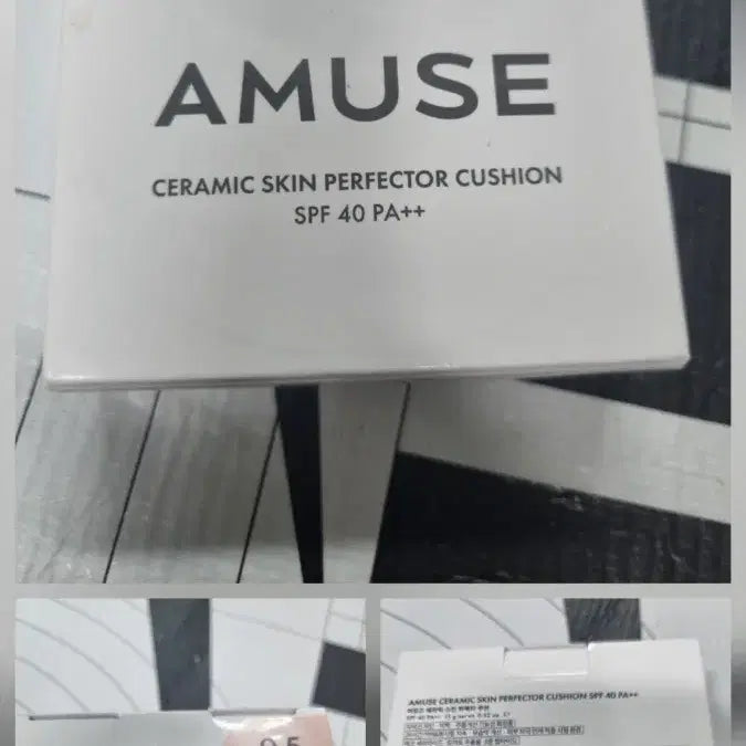 [BUNJANG] Amuse Ceramic Skin Perfector Cushion Pact (Shade 17 Fair Porcelain) / 어뮤즈. 세라믹 스킨 퍼팩터 쿠션팩트. 0.5페어. 본품. 새상품.