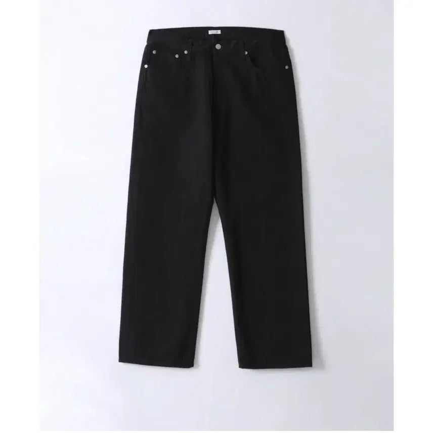 [BUNJANG] Wooodbi 5P Selvedge Regular Straight Denim Black / [새상품] 우드비 5p 셀비지 레귤러 스트레이드 데님 2 black