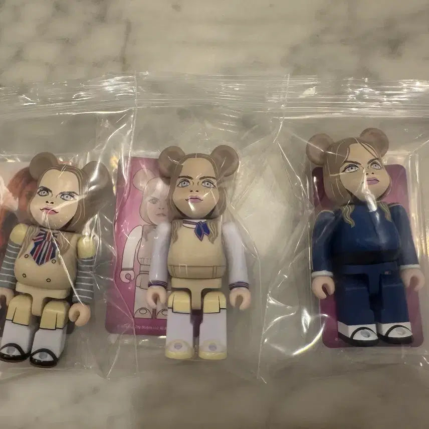 [BUNJANG] Bearbrick Megan 3 Types Set (Series 47, 50) / 베어브릭 메간 3종 세트 (47탄, 50탄)