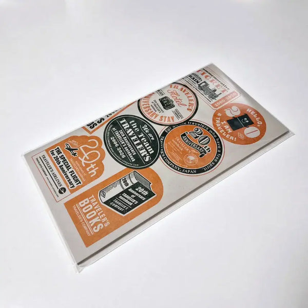 [BUNJANG] Travelers Notebook 20th Anniversary Original Refill (Sticker) / 트래블러스 노트 20주년 오리지널 리필 (스티커)