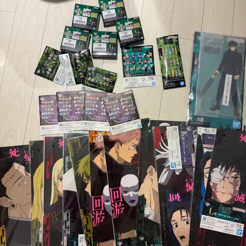 [BUNJANG] Jujutsu Kaisen Shibuya Incident Ichiban Kuji Megumi Large Acrylic & Goods Bundle Set (27 Items) / 주술회전 사멸회유 제일복권 메구미 대형아크릴 및 굿즈 일괄판매 총 27개