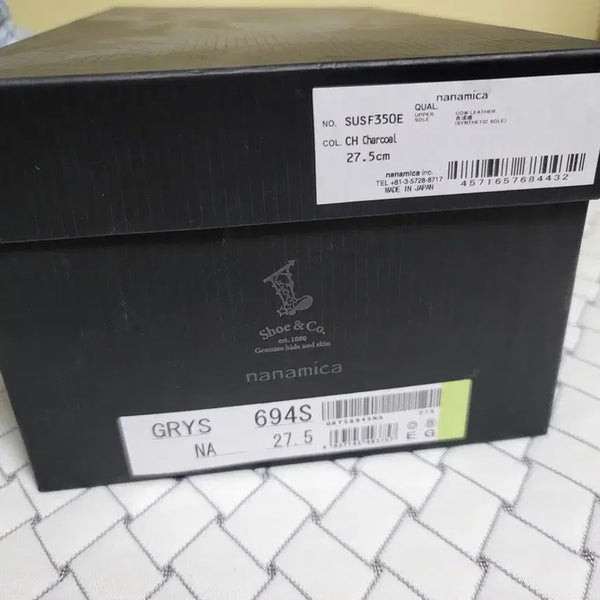 [BUNJANG] nanamica x REGAL SHOE&CO. Gore-Tex Chukka Boots Charcoal 275 / (마지막가격인하)나나미카 리갈 슈앤코 고어텍스 처카부츠 차콜 275