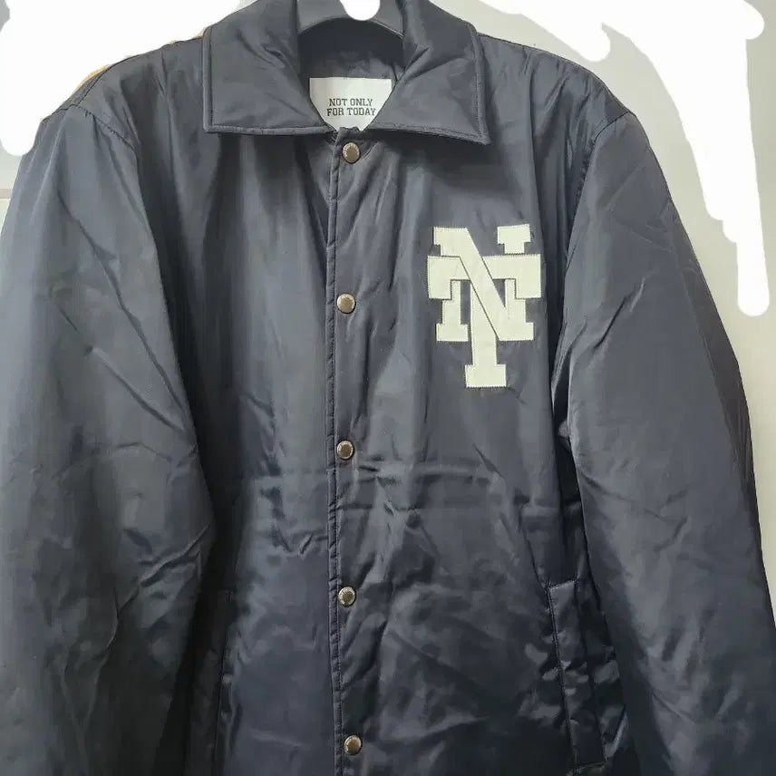 [BUNJANG] Not Only Today Logo Coach Jacket Black / 낫온리포투데이 로고 코치 자켓 블랙