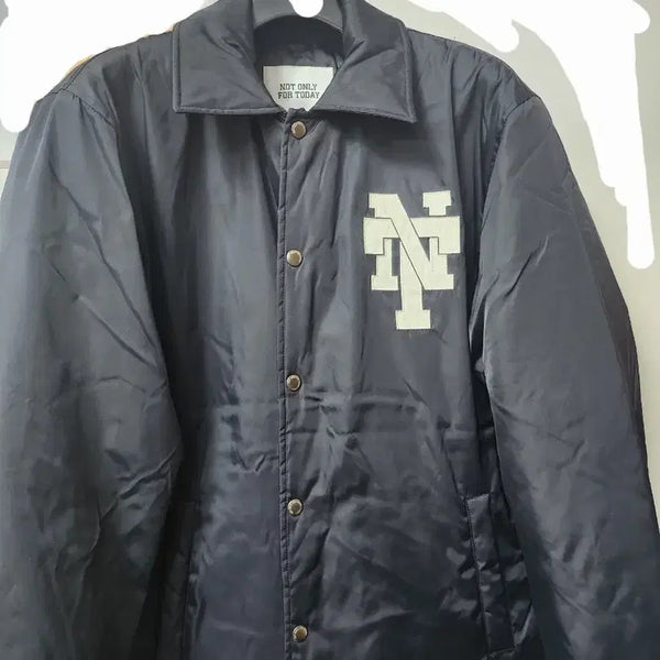[BUNJANG] Not Only Today Logo Coach Jacket Black / 낫온리포투데이 로고 코치 자켓 블랙