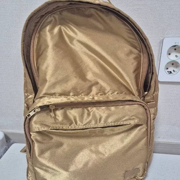 [BUNJANG] Yoshida Porter Limited Edition Gold Backpack (Includes Dust Bag) / 요시다 포터 한정판 골드 백팩 (더스트백 포함)