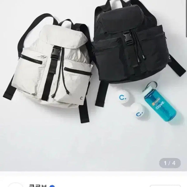 [BUNJANG] Clov 24SS Pocket Backpack Black / [24SS 클로브] 포켓 백팩 검은색 안은진 가방 대학생