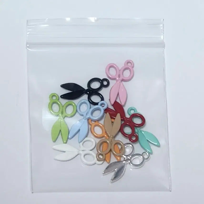 [BUNJANG] Metal Scissors Charm Pendant / DIY 가위모양팬던트 메탈