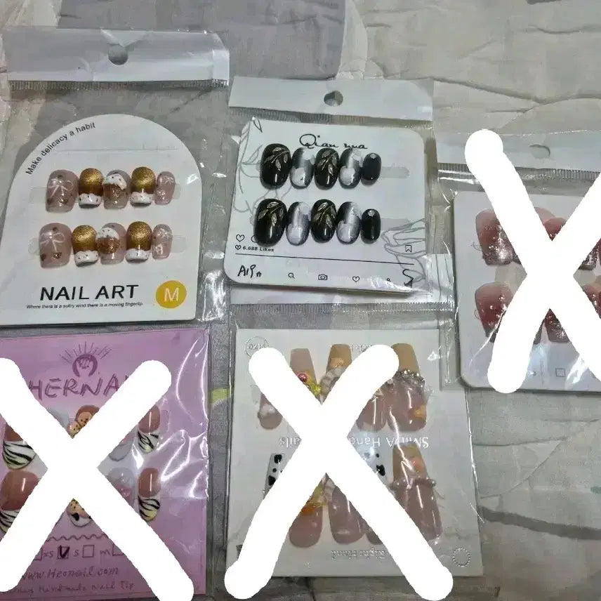 [BUNJANG] Nail Tips (S-M Size) / 싼 네일팁