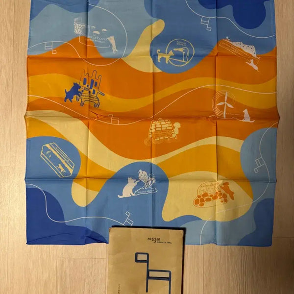 [BUNJANG] Jeju Olle Walking Together Scarf (New) / (새제품) 제주 올레 함께걸으멍 스카프