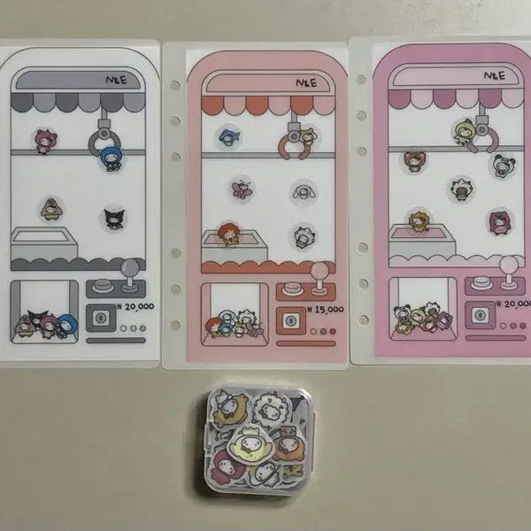 [BUNJANG] Newvely (Velcro Inserts) Cat Doll Machine A6 Sticker Inserts / 뉴블리 (벨크로속지) 캣인형뽑기 A6 떼붙속지 현금생활 현생