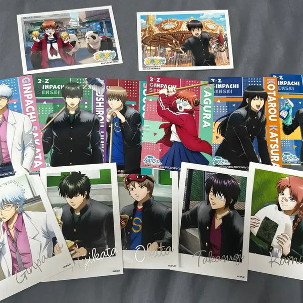 [BUNJANG] Gintama 3Z Ginpachi-sensei Illustration Card Set / 은혼 3Z 긴파치선생 일러스트 카드 굿즈 13매