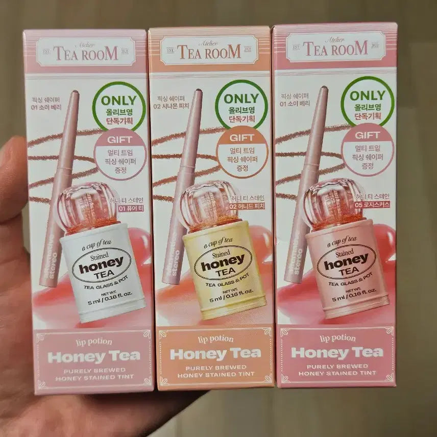[BUNJANG] Alternative Stereo Pure Tea Honeyed Peach Lip Potion Honey Stain / 얼터너티브스테레오 퓨어 티 허니드 피치 립 포션 허니 스테인