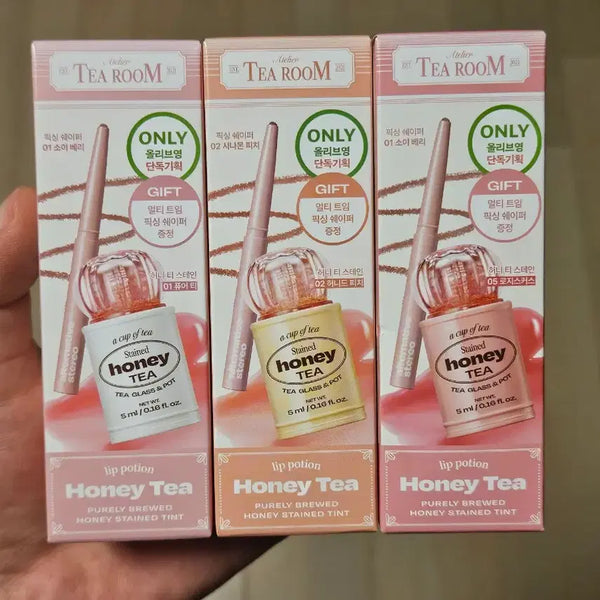 [BUNJANG] Alternative Stereo Pure Tea Honeyed Peach Lip Potion Honey Stain / 얼터너티브스테레오 퓨어 티 허니드 피치 립 포션 허니 스테인