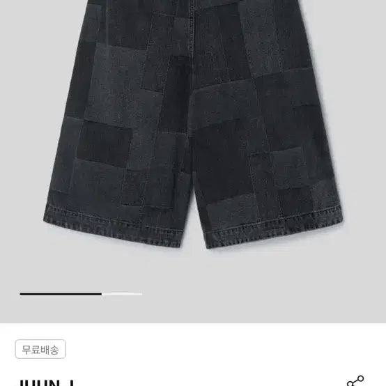 [BUNJANG] JUUN.J Jacquard Denim Bermuda Shorts Grey Size 46 / 준지 자카드 데님 버뮤다 팬츠 그레이 46