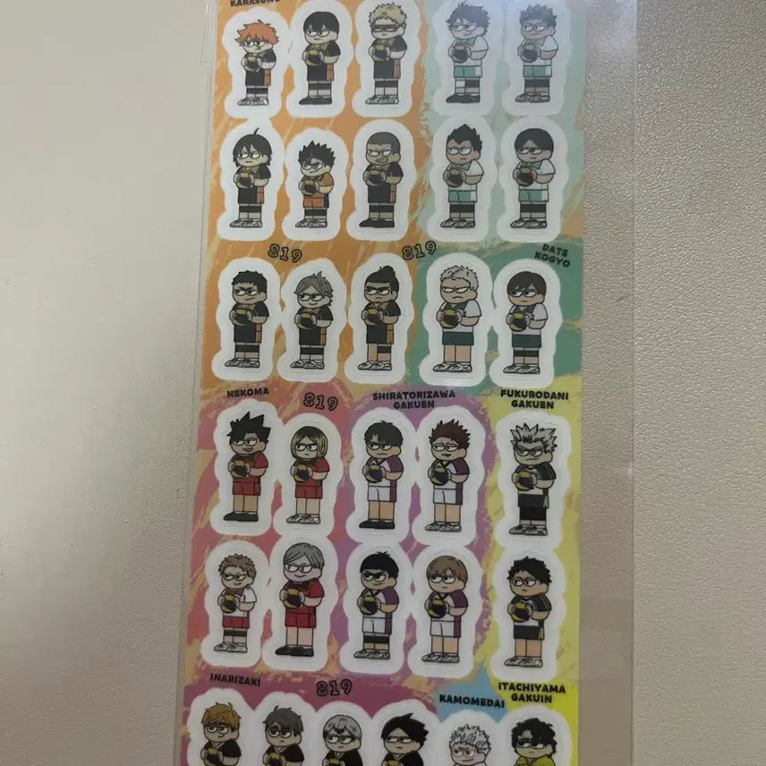[BUNJANG] Haikyuu!! Jiro-ri Stickers / 하이큐 지로리 스티커