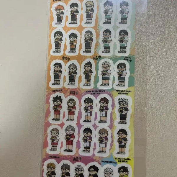 [BUNJANG] Haikyuu!! Jiro-ri Stickers / 하이큐 지로리 스티커