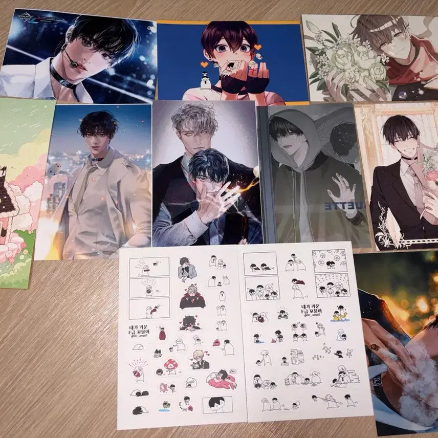 [BUNJANG] My S-Class That I Raised My S-Class Sticker & Postcard Set / 내가키운s급들 내스급 비공굿 엽서 스티커