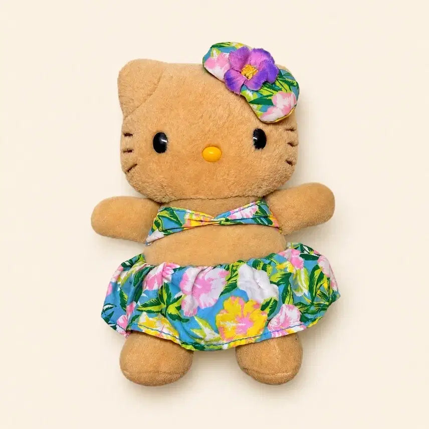 [BUNJANG] Vintage Tanning Hello Kitty Hawaiian Bikini Doll / 고전 태닝 헬로키티 하와이안 비키니 인형