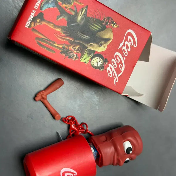 [BUNJANG] Coca-Cola Figure Sound Keychain / 이탈리안 사운드 키링 통통통 사후루 코카콜라 피규어