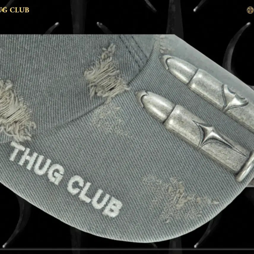 [BUNJANG] THUG CLUB Bullet Stud TC Life Ball Cap / 떠그클럽 총알 스터드 TC Life 볼캡(구하기 힘든 제품)(미사용)