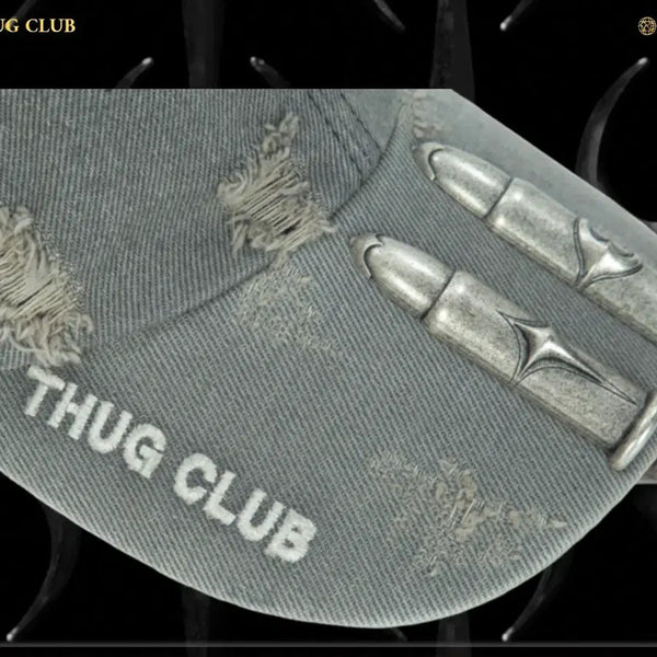 [BUNJANG] THUG CLUB Bullet Stud TC Life Ball Cap / 떠그클럽 총알 스터드 TC Life 볼캡(구하기 힘든 제품)(미사용)