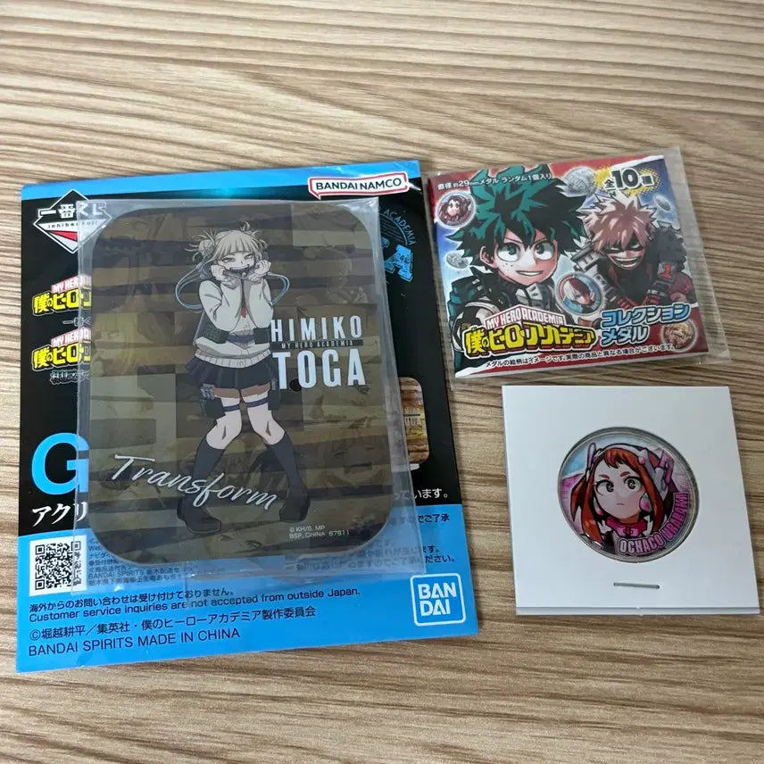 [BUNJANG] My Hero Academia Himiko Toga Himiko Ururaka Jump Shop Acrylic Stand Medal / 히로아카 토가 히미코 쿠지 아크릴 스탠드 우라라카 점프샵 메달