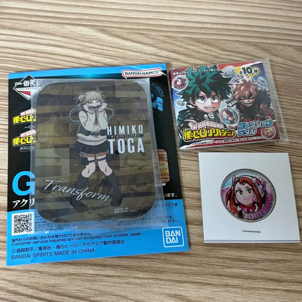 [BUNJANG] My Hero Academia Himiko Toga Himiko Ururaka Jump Shop Acrylic Stand Medal / 히로아카 토가 히미코 쿠지 아크릴 스탠드 우라라카 점프샵 메달