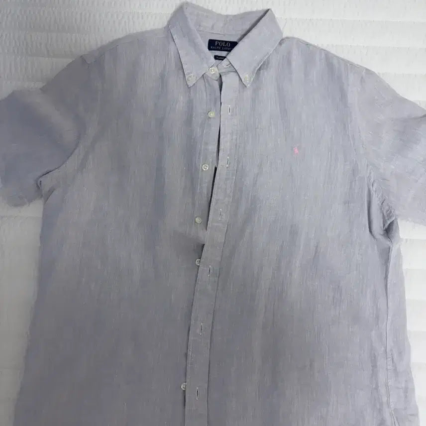 [BUNJANG] Polo Ralph Lauren Classic Fit Linen Short Sleeve Shirt / L 클래식핏 폴로 린넨 반팔셔츠