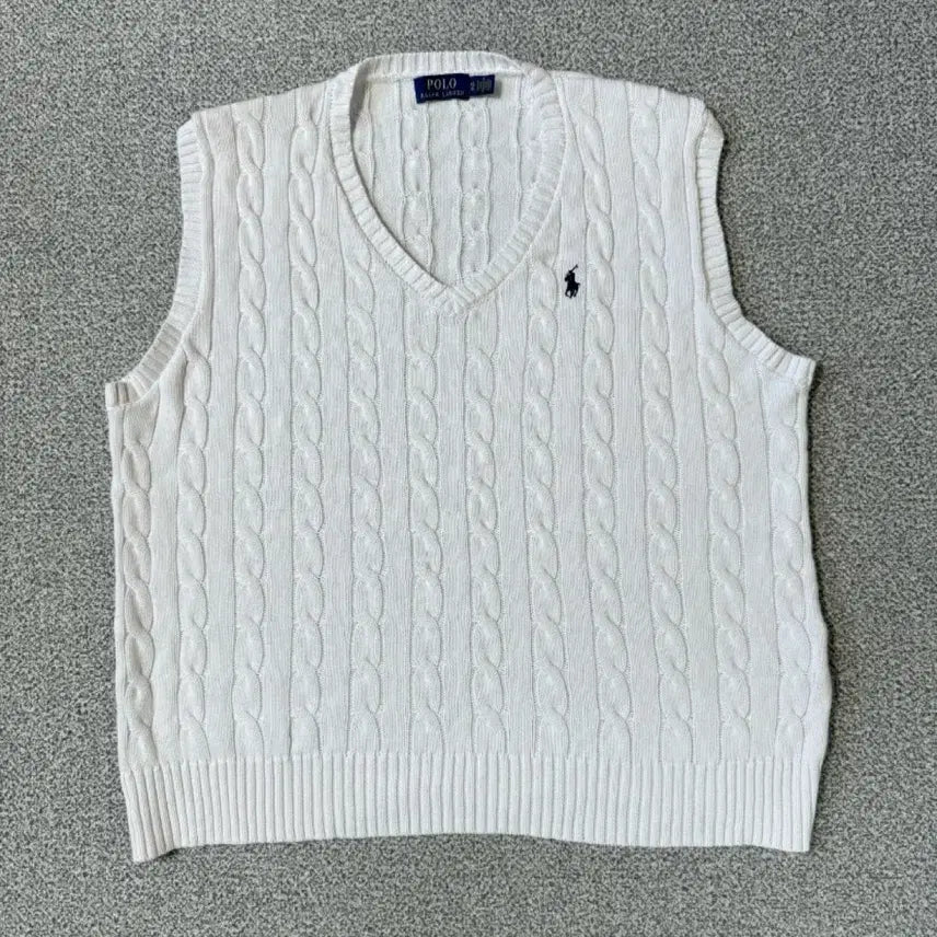 [BUNJANG] Polo Ralph Lauren Knit Vest XL / 폴로 랄프로렌 니트 조끼 XL