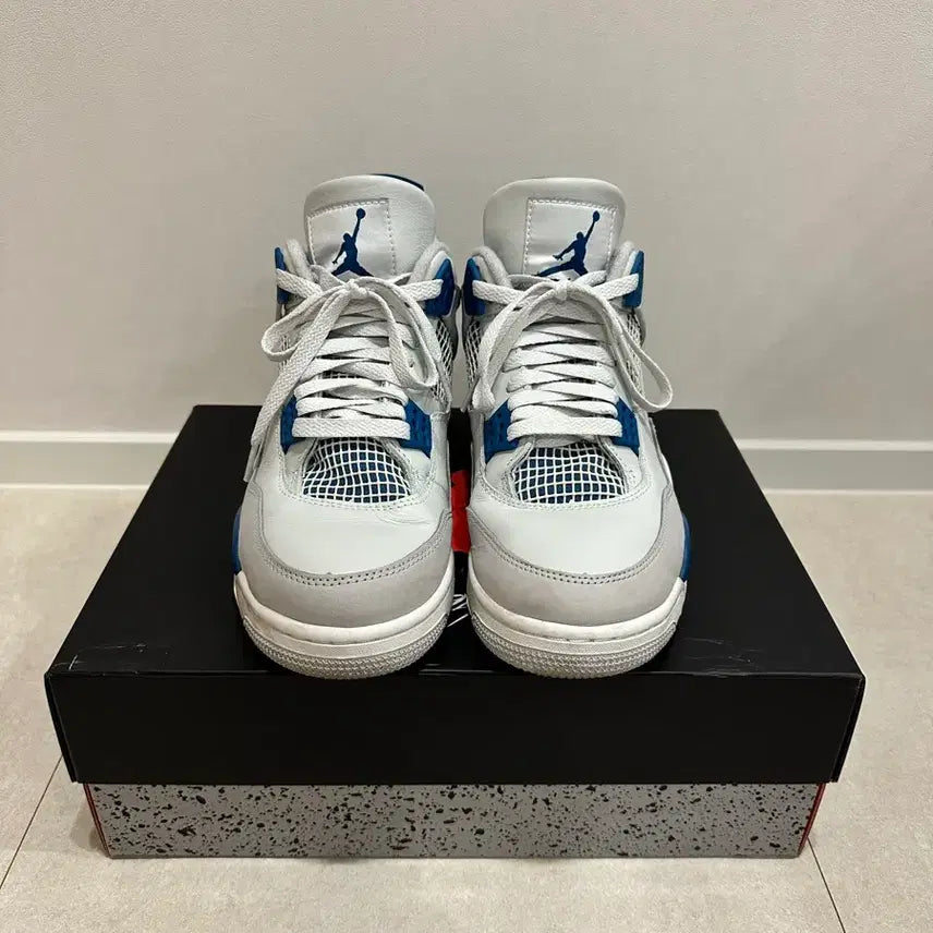 [BUNJANG] Nike Air Jordan 4 Retro Industrial Blue / 조던 4 레트로 인더스트리얼 블루 270