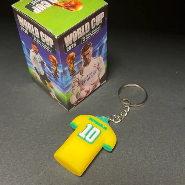 [BUNJANG] Neymar 2026 World Cup Jersey Keychain / 네이마르 유니폼 키링 월드컵 2026