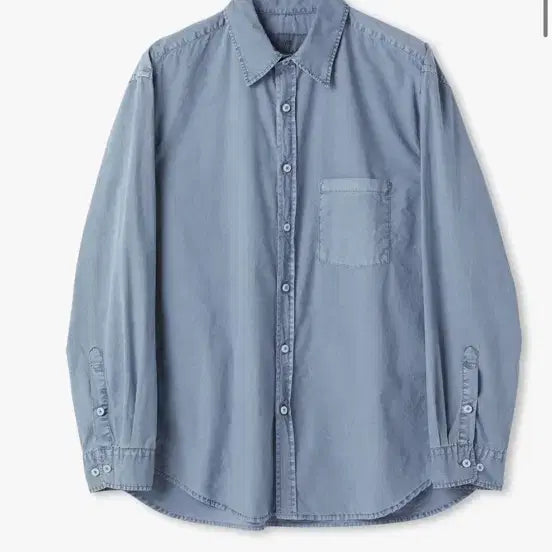 [BUNJANG] Years Ago Typewriter Washed Cotton Shirt / 이얼즈어고 타이프라이터 포이카 셔츠