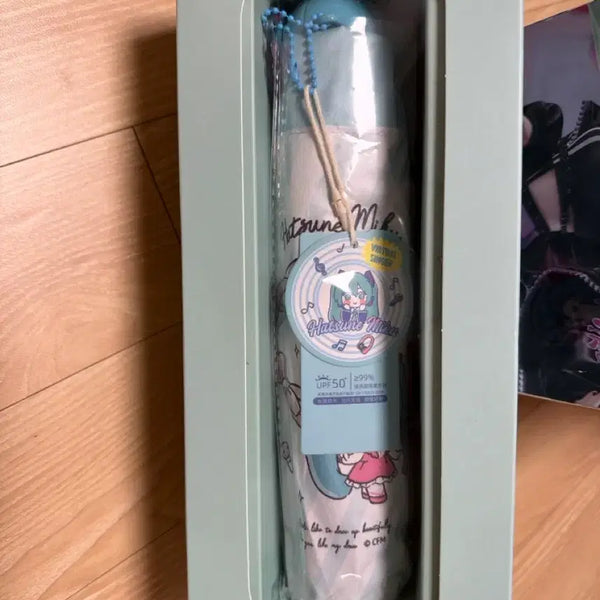 [BUNJANG] ChoumiKu UV Cut 3-Section Folding Umbrella / 초음미쿠 UV 차광 3단 접이식 우산