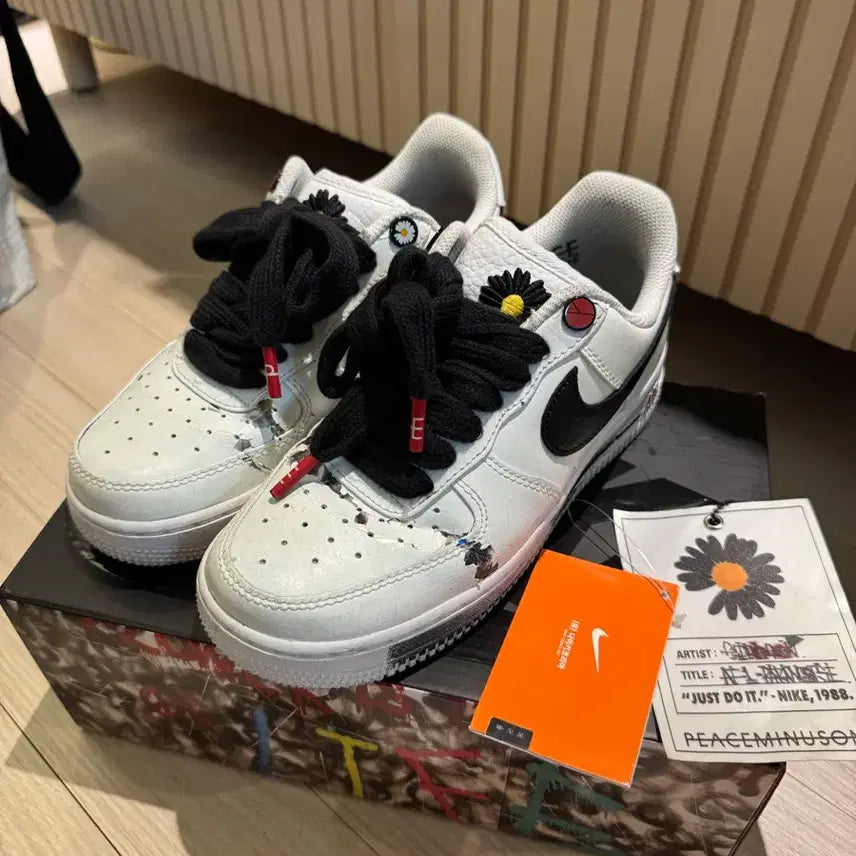 [BUNJANG] Nike Air Force 1 x PEACEMINUSONE Para-noise (230mm) / 나이키 미스마이너스원 에어포스 팝니다 230사이즈