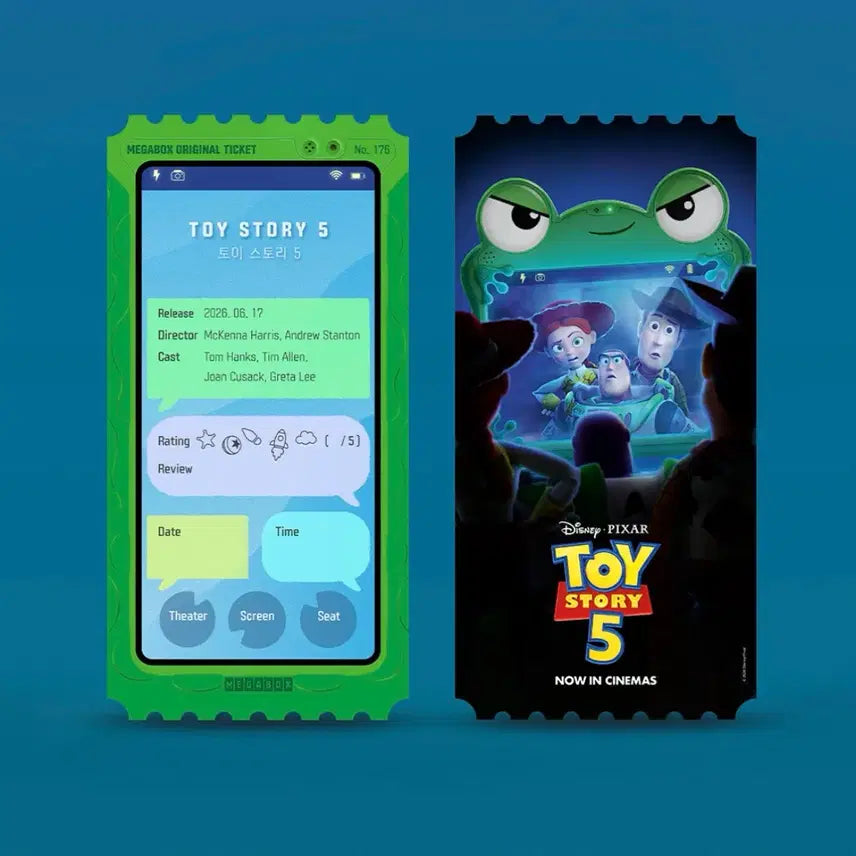 [BUNJANG] Toy Story 5 Original Ticket / [토이스토리5] 오리지널 티켓