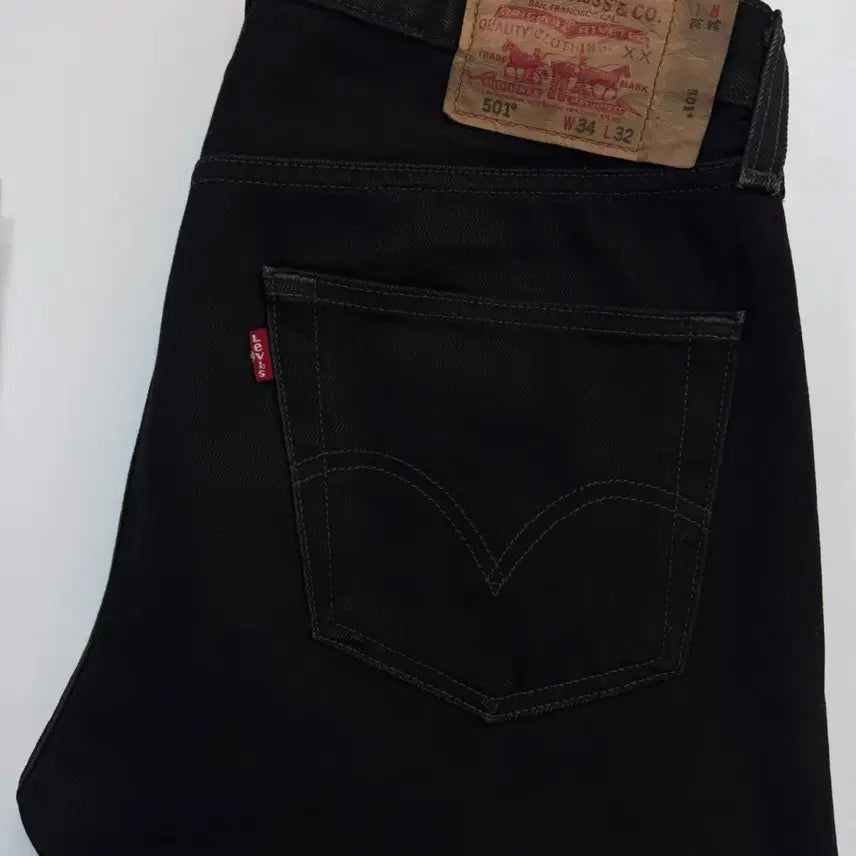 [BUNJANG] Levi's 501 Black Denim Pants / 리바이스 501 흑청 데님 팬츠