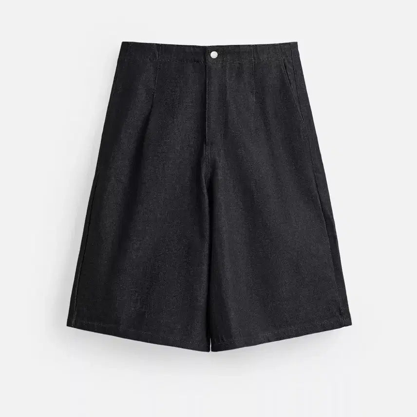 [BUNJANG] Zara Wide Leg Tuck Bermuda Pants 31 / 자라 와이드 레그턱 버뮤다 팬츠 31