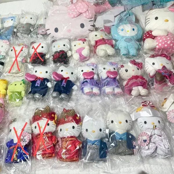 [BUNJANG] Universal McDonald's Wedding Classic Hello Kitty Plush Strap / 유니버셜 맥도날드 웨딩 고전키티 인형 키티스트랩