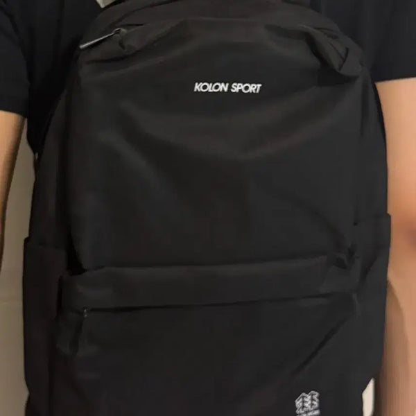 [BUNJANG] Kolon Sport Black Backpack / 코오롱스포츠 백팩